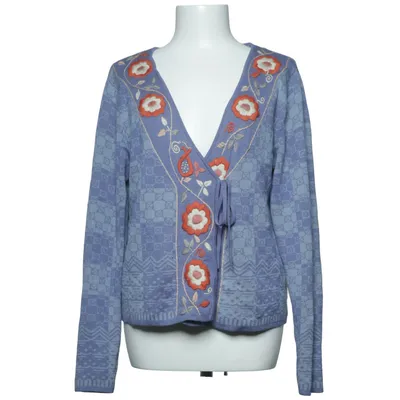Cardigan (Blue, Multicolored) from Gudrun Sjödén Silk, Wool