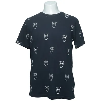 T-shirt (Blauw) van Knowledge Cotton Apparel Katoen