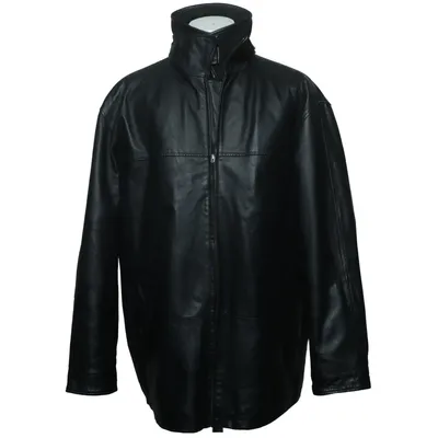 Læderjakke (Sort) fra Garrasco Læder, Polyester