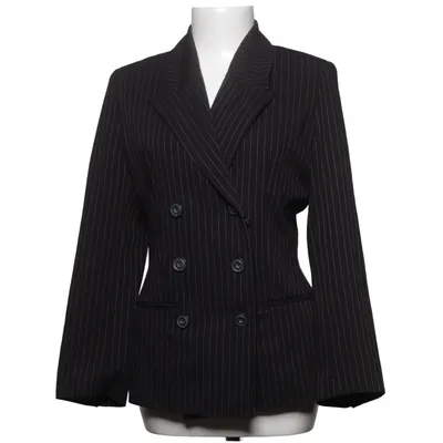 Blazer (Black) from Vestino Polyester, Viscose