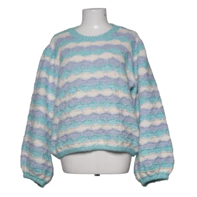 Sweater (Blå, Lilla, Hvid) fra Lindex Akryl, Polyamid, Uld
