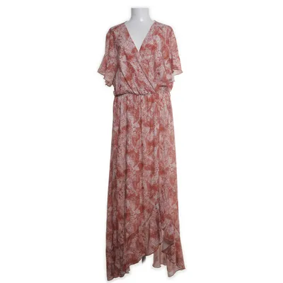 Wrap dress (Brown, White) from Sandro Ferrone Polyester