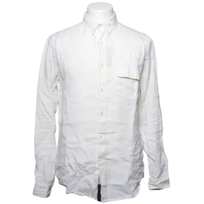 Buttondown-skjorta (Vit) från L’Homme Rouge Linne