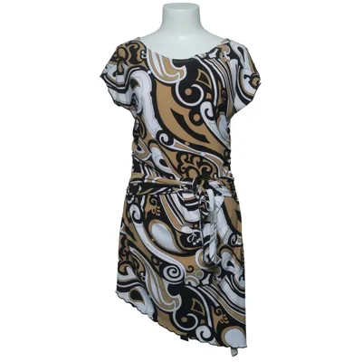 Jurk (Zwart, Beige, Wit) van Joulie Collection