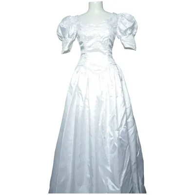 Brudekjole (Hvid) fra Hilary Morgan Polyamid, Polyester, Viscose