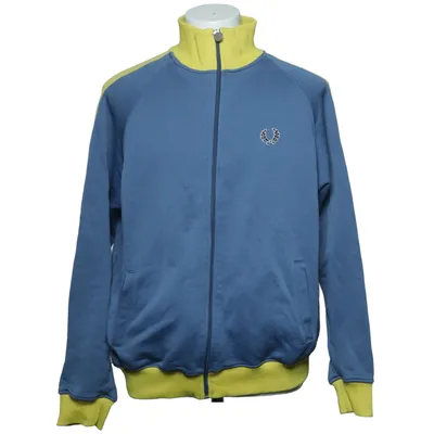 Träningsjacka (Blå, Gul) från Fred Perry Sportswear Bomull, Polyamid