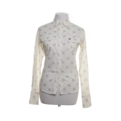 Skjorta (Beige, Flerfärgad) från Velour by Nostalgi Bomull, Polyester