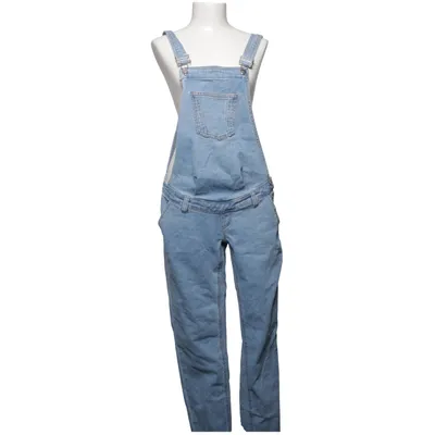 Hängselbyxor (Blå) från Missguided Maternity Bomull, Elastan, Polyester