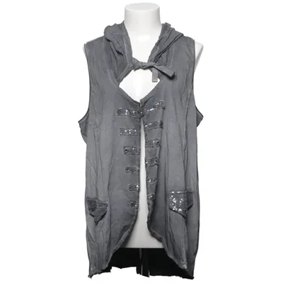 Gilet (Gris) de Tredy Coton, Viscose