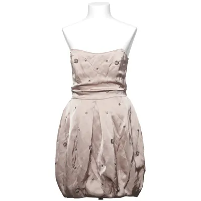 Cocktailklänning (Beige) från By Malene Birger Polyester, Viskos