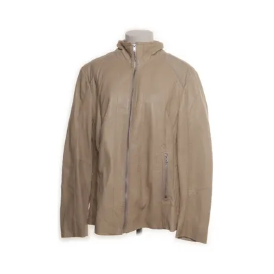 Læderjakke (Beige) fra Saki Sweden