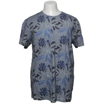 T-shirt (Grå, Blå, Flerfarvet) fra Dressmann Bomuld