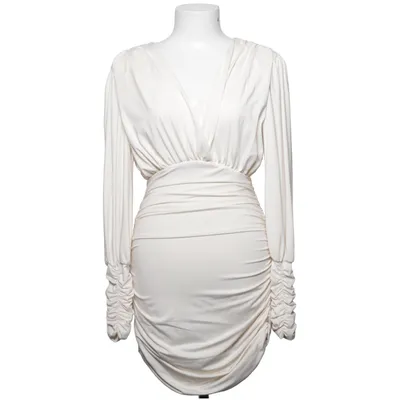 Kjole (Beige) fra My Queen Elastan, Polyester