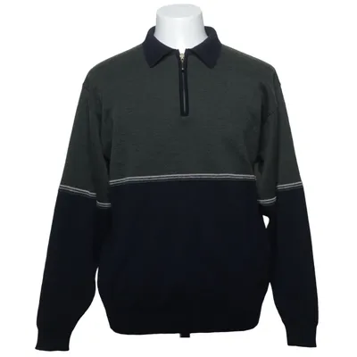 Sweater (Blue, Green) from Wolsey Acrylic, Merino wool