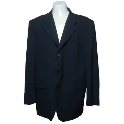 Blazer (Blauw) van Tombolini Cupro, Viscose, Wol