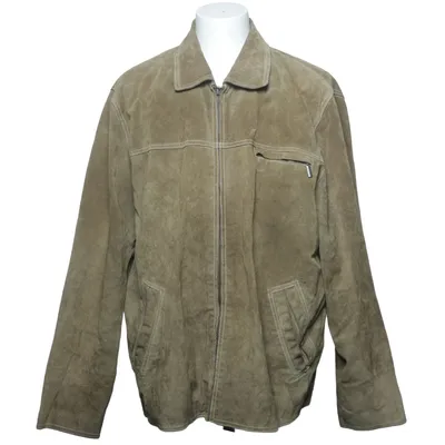 Jacket (Brown) from Le Frog Leather, Polyester