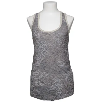 Tanktop (Grijs, Wit) van Kosmika Katoen, Elastaan, Metallvezel, Polyester, Viscose