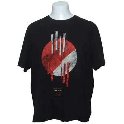 T-shirt (Zwart, Meerkleurig) van Smog Katoen