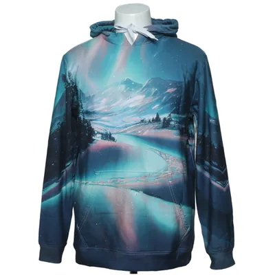 Sweat à capuche (Bleu, Multicolore) de Aloha From Deer Coton, Polyester