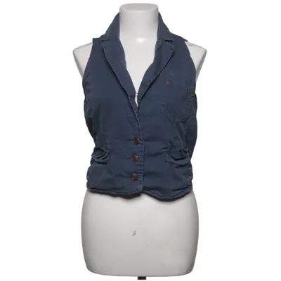 Vest (Blue) from Casual by Halens Cotton