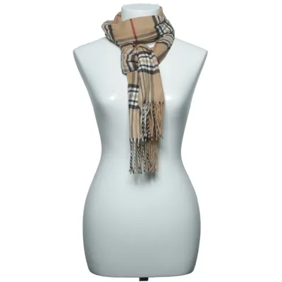 Scarf (Beige, Black, Red) from Cashmink Acrylic
