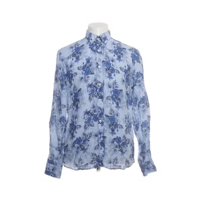 Overhemd (Blauw, Meerkleurig) van Morris Linnen
