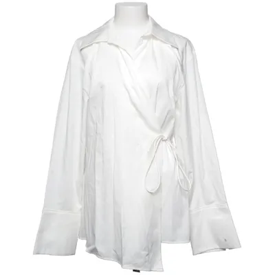 Wrap blouse (White) from & Other Stories Cotton