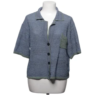 Cardigan (Blå, Grøn) fra Zara Bomuld, Polyester