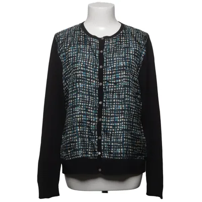Strickjacke (Schwarz, Blau, Weiß) von Alex & Co. Polyamid, Seide, Viskose
