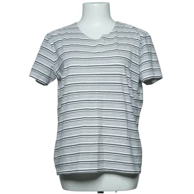 T-shirt (Noir, Blanc) de Colourville Coton, Fibre métallique, Polyester
