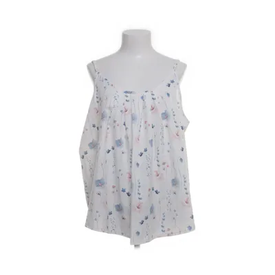 Topp (Vit, Flerfärgad) från Shein Curve Elastan, Polyester