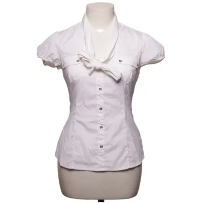 Knytblus (Vit) från Express Elastan, Polyamid, Polyester