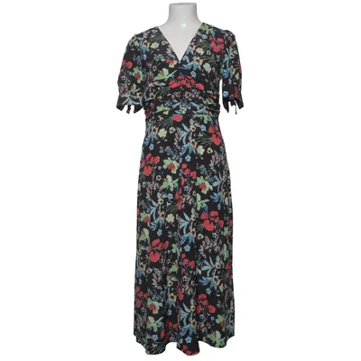 Robe longue (Noir, Multicolore) de Dea Kudibal Élasthane, Soie