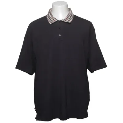 Polotrøje (Sort) fra Aquascutum Bomuld, Elastan