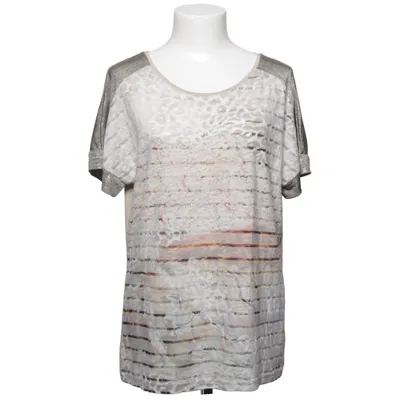 T-shirt (Beige, Flerfärgad) från Signature Experience Elastan, Linne, Polyester, Viskos