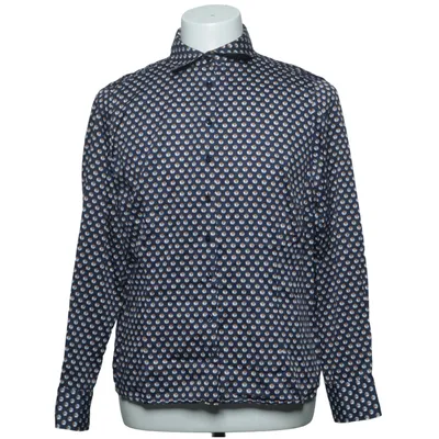 Shirt (Blue, Multicolored) from Eterna Cotton