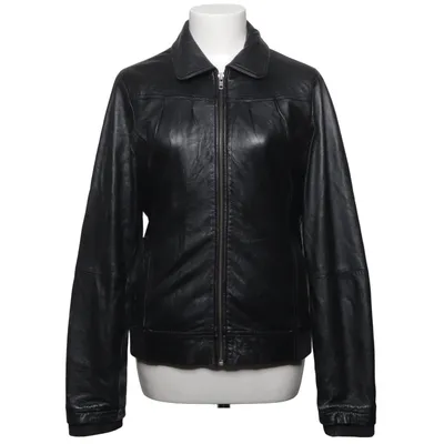 Veste en cuir (Noir) de 3 Suisses Collection Cuir, Polyester