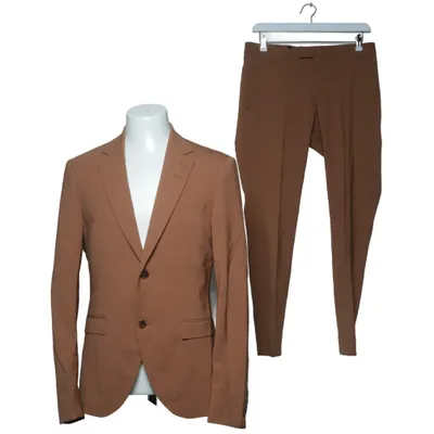 Suit (Brown) from Tiger of Sweden Cotton, Elastane, Polyester, Wool
