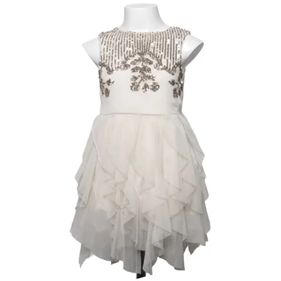 Brudnäbbsklänning (Beige) från Billieblush Polyester, Viskos