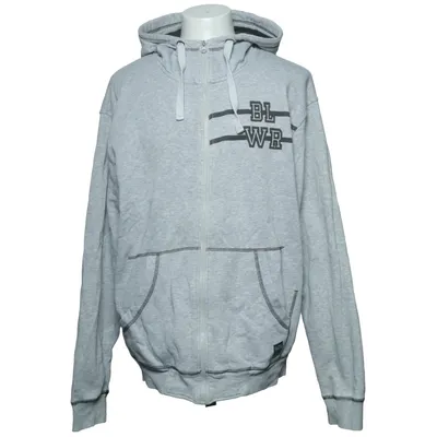 Hættetrøje (Grå) fra Bluewear Bomuld, Polyester, Viscose