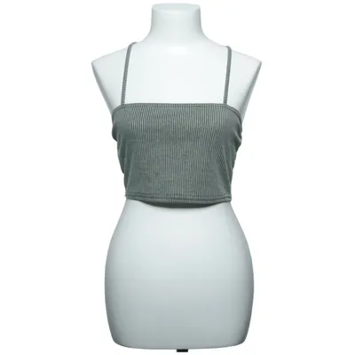 Crop top (Groen, Zwart) van Missguided Elastaan, Polyester