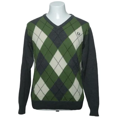 Pullover (Argyle V-Neck) from Fred Perry Wool