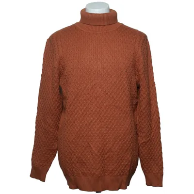 Turtleneck (Brown) from Coofandy Polyamide, Polyester, Viscose