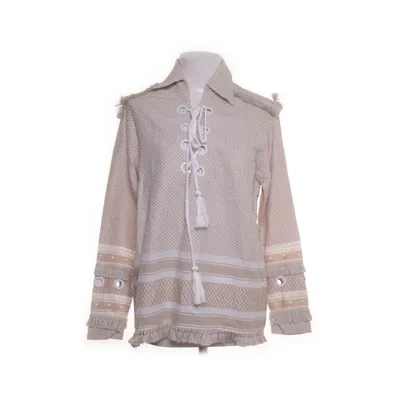 Bluse (Hvid, Beige) fra Dodo Baror Bomuld