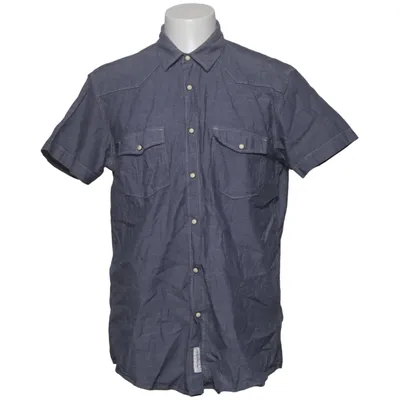 Short sleeve shirt (Blue) from L.O.G.G by H&M Cotton