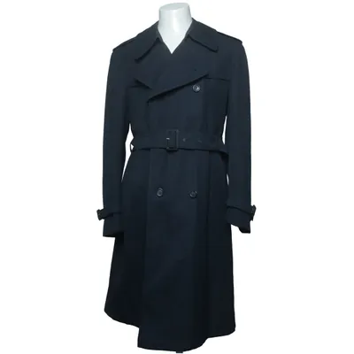 Trenchcoat (Blauw) van Dressmann Polyester, Viscose