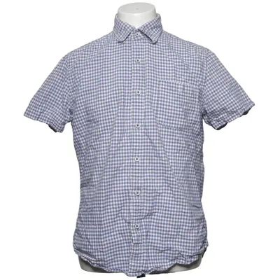 Korte mouwen shirt (Blauw, Wit) van Dressmann Katoen