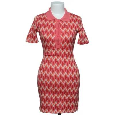 Kjole (Rød, Pink, Flerfarvet) fra Zara Polyester, Viscose