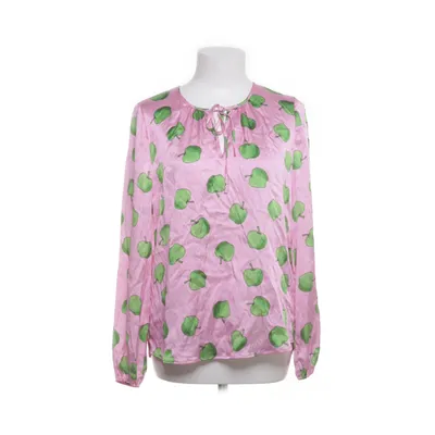 Sløjfebluse (Pink, Flerfarvet) fra Charlotte Sparre Elastan, Silke