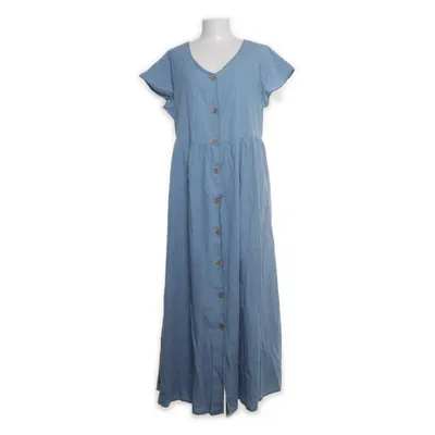 Maxi jurk (Blauw) van Gina Katoen
